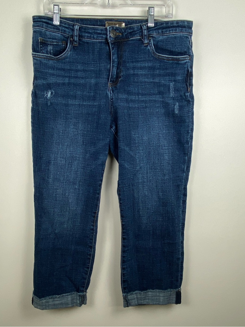 Kut from the Kloth Amy Crop Straight Leg Jeans size 14